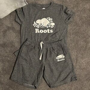 Women’s Roots Charcoal Lounge Set
